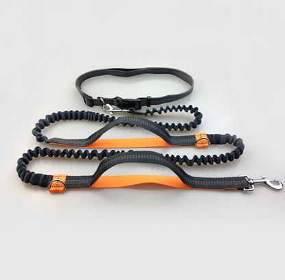 Hands Free Dog Leash (Adjustable Waist Belt)