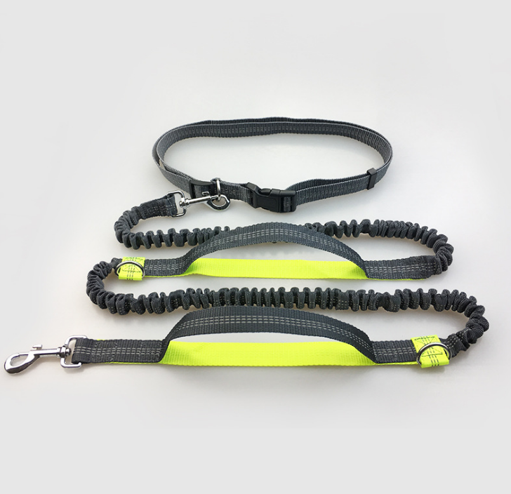 Hands Free Dog Leash (Adjustable Waist Belt)