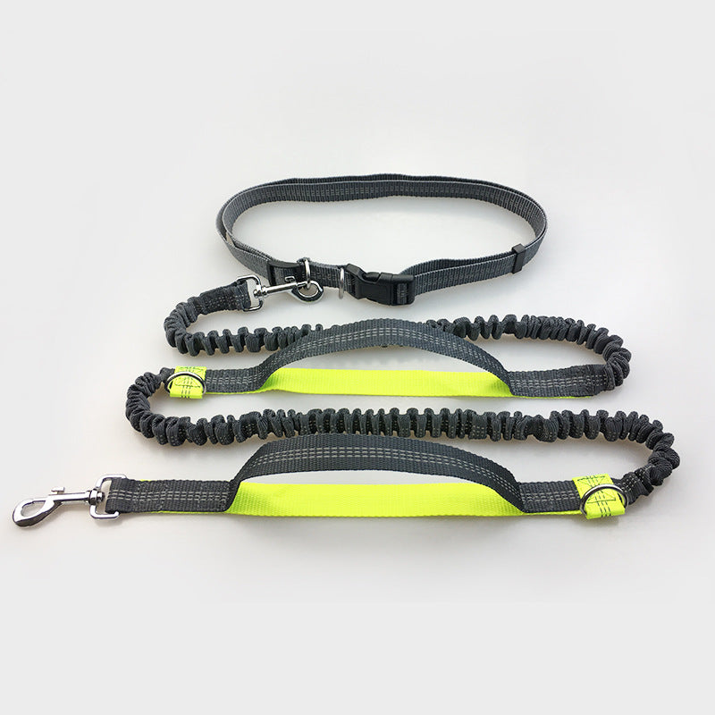 Hands Free Dog Leash (Adjustable Waist Belt)