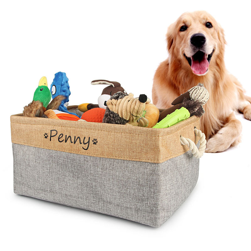 Personalised Dog Basket