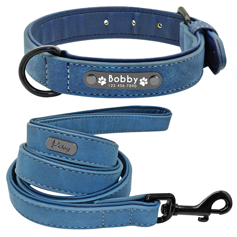 Leather Personalised Dog Collar