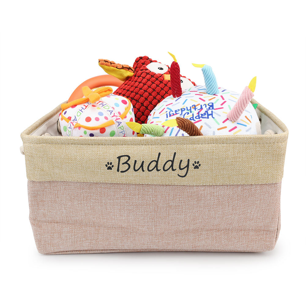 Personalised Dog Basket