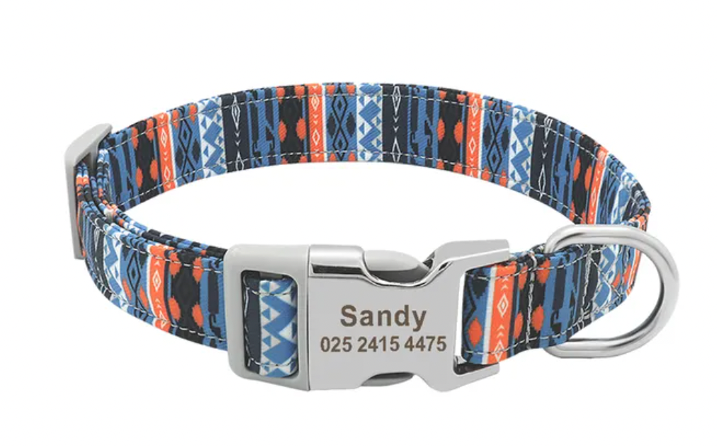 Personalised Dog Collar (Vintage collection)