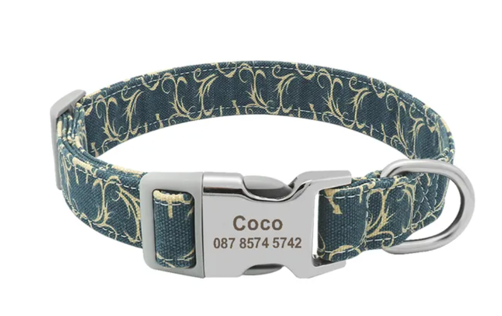 Personalised Dog Collar (Vintage collection)