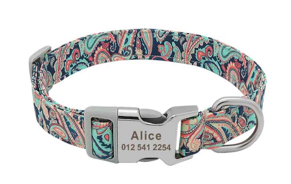 Personalised Dog Collar (Vintage collection)