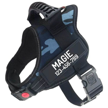 Personalised No Pull dog harness