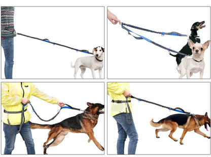 Hands Free Dog Leash (Adjustable Waist Belt)