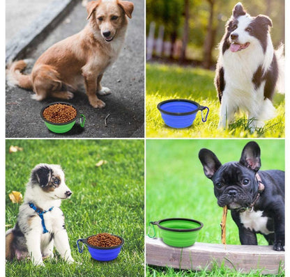 2 Pack Collapsible Dog Bowl For Food & Water